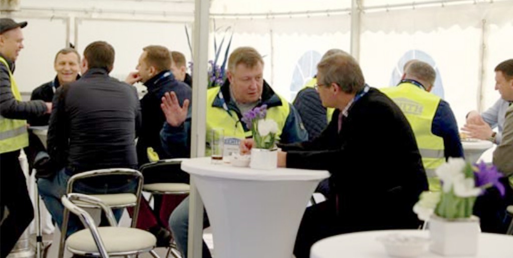 In-Domus Tradeshow et Live Presentation of Newly developed concretum obstructionum plant